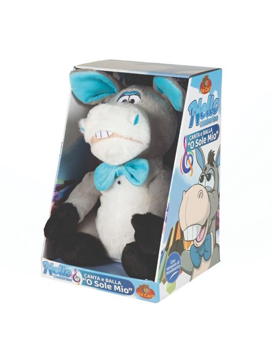 Peluche Cantante Per Bambini e Adulti, Peluche Interattivo , Peluche Asinello Nello, Canta " O Sole Mio" Italiano - 2