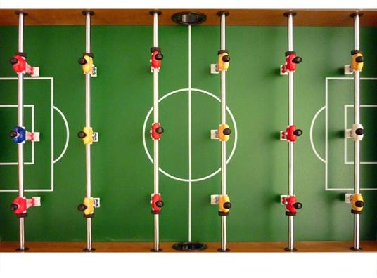 Sport1 Calcio Balilla Bambini 6 Anni 8 Anni da Tavolo Professionale in Legno per Bambini Calcetto Balilla Bambini biliardino per Bambini 69X37X65 - 2
