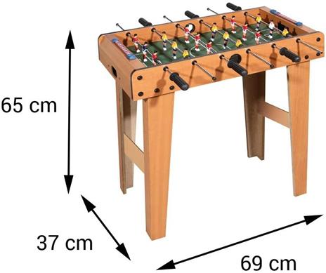 Sport1 Calcio Balilla Bambini 6 Anni 8 Anni da Tavolo Professionale in Legno per Bambini Calcetto Balilla Bambini biliardino per Bambini 69X37X65 - 5