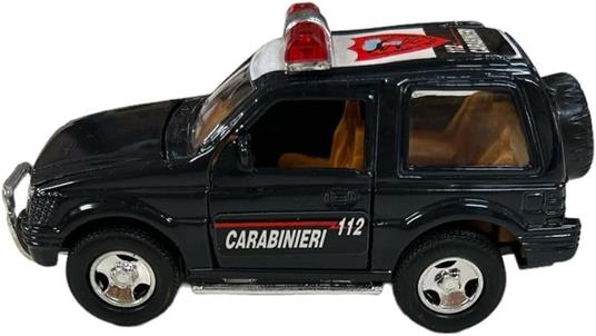 Macchina Della Polizia Giocattolo Macchina dei Carabinieri Metallo Portelle Apribili Blu Scala 1.24 Jeep Polizia Metallo Die Cast (Carabinieri) - 2