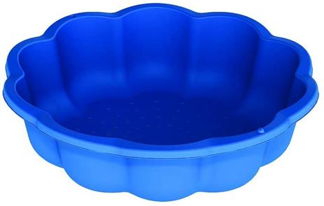 sabbiera per bambini con coperchio grande gatto plastica bambini con coperchio azzurro misure 76 cm di diametro 21 cm altezza - 4