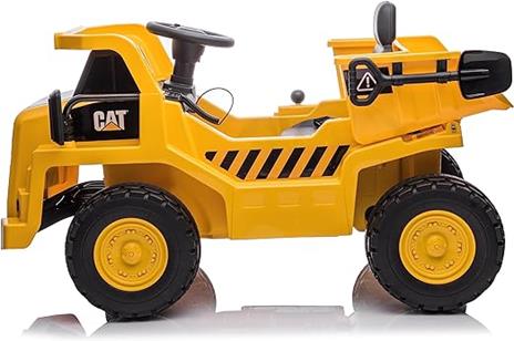 Camion elettrico per bambini Cavalcabile Caterpillar Dump Truck 6v Con Radiocomando Parentale - 2