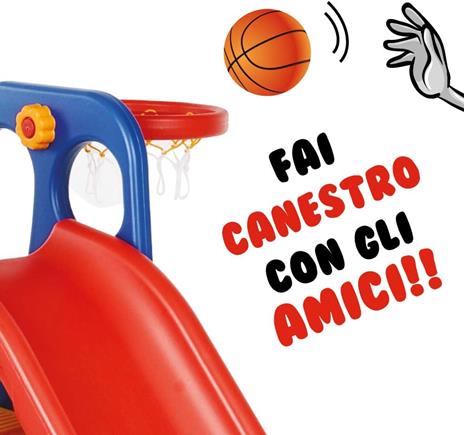 Scivolo per Bambini da giardino da casa Interno Esterno grande 3 Anni 4 Anni Scivolo Bimbi 2-6 Anni super resistente qual - 5