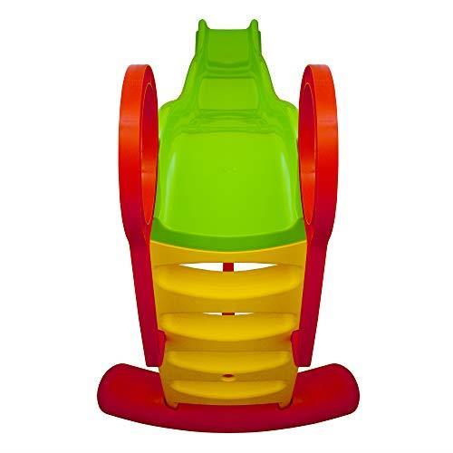 S.O. Scivolo per Bambini da Giardino da casa Esterno Interno Grande 3 Anni 4 Anni Scivolo Bimbi 2-6 Anni con scivolata Lunga 207x85x111(h) - 2