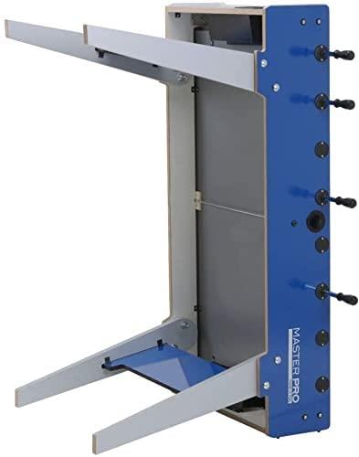 Garlando Calcio Balilla Master PRO con Aste Rientranti e Gambe Pieghevoli Blu - 3