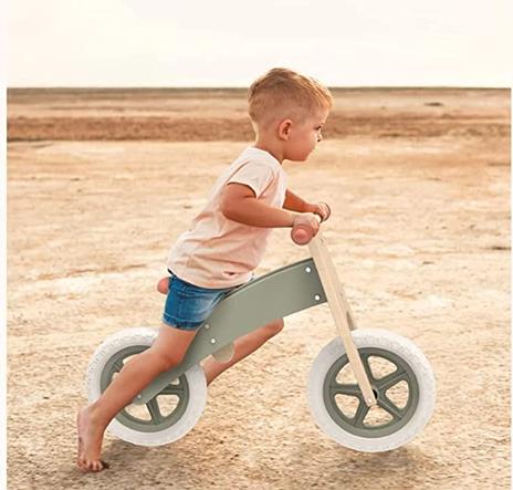 Bici Senza Pedali In Legnoper Bambino e Bambina da 18 Mesi bambini Bicicletta da 2 anni legno Equilibrio Balance Prima BIKE Bambino Ruote di Triciclo Bambina - 2