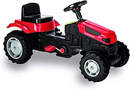 Giocattolo BIEMME LOGISTICA Trattore a Pedali per Bambini 2 Anni ai 6 Anni Trattore Giocattolo per Bambini Trattore per Bambini a Pedali Lunghezza 141,5 x 44,8 x 52,5 Rosso Biemme