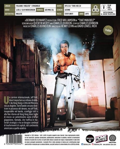 Jeff Bolt - L'Uragano Di Macao (Blu-ray) di David Lowell Rich,Henry Levin - Blu-ray - 2