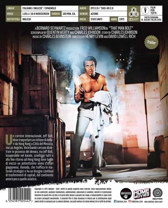Jeff Bolt - L'Uragano Di Macao (Blu-ray) di David Lowell Rich,Henry Levin - Blu-ray - 2
