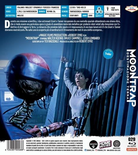 Moontrap (Blu-ray) di Robert Dyke - Blu-ray - 2