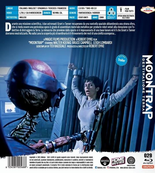 Moontrap (Blu-ray) di Robert Dyke - Blu-ray - 2