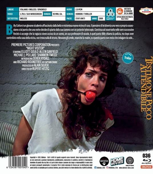 Testimone Poco Attendibile (Blu-ray) di Rupert Hitzig - Blu-ray - 2