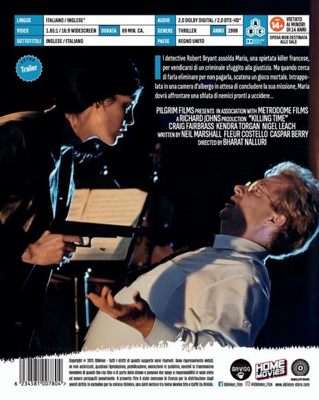 Killing Time (Blu-ray) di Bharat Nalluri - Blu-ray - 2