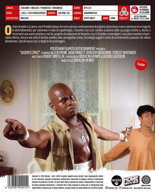Jason's Lyric. Amicizie Pericolose (Blu-ray) - Blu-ray - 2
