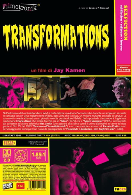 Transformations... e la bestia sorgerà dagli abissi (DVD) di Jay Kamen - DVD - 2