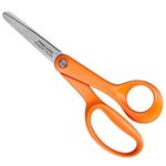 Fiskars Forbici per bambini, A partire da 6 anni, Lunghezza: 13 cm, Per destrorsi, Lama in acciaio inossidabile/Impugnature in plastica, Arancione, Classic, 1005166