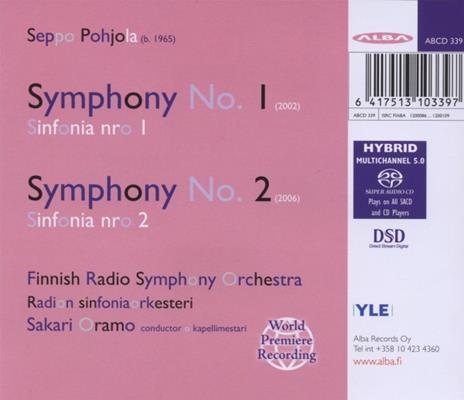 Sinfonie n.1, n.2 - CD Audio di Seppo Pohjola - 2