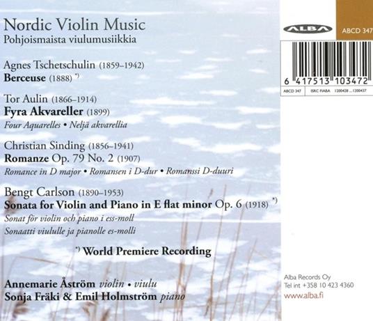 Nordic Violin Music - CD Audio di Annemarie Astrom - 2