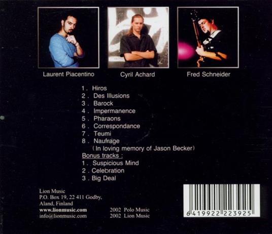 Confusion - CD Audio di Cyril Achard - 2