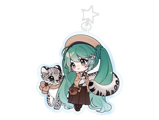 Hatsune Miku Acrylic Portachiavi Kawaii Winter Time Popbuddies
