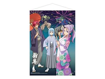 That Time I Got Reincarnated As A Slime Wallscroll New Year's Celebrations 50 X 70 Cm POPbuddies
