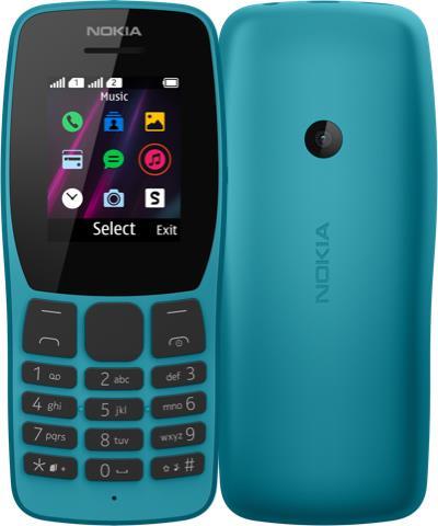 Nokia 110 4,5 cm (1.77") Blu Telefono cellulare basico