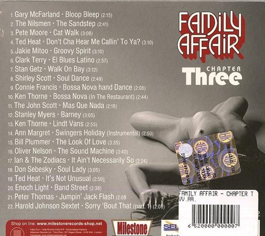 Family Affair. Chapter Three - CD Audio - 2