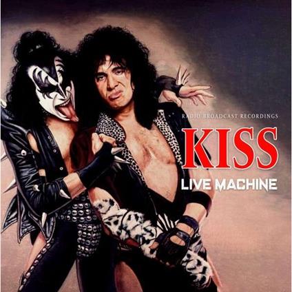Live Machine (Transparent With Splatter Edition) - Vinile LP di Kiss