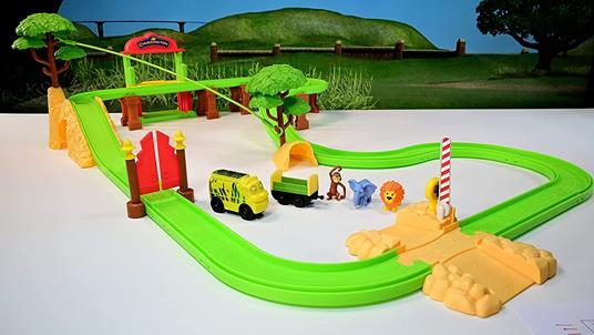 Chuggington Safari Park Track Set Giocattolo Idea Regalo Treno Mtambo Touch & Go - 2