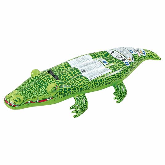 Coccodrillo Gonfiabile 142X68Cm con Ma - 9