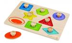 EverEarth Pull out shape puzzle giocattolo per lo sviluppo delle abilità motorie