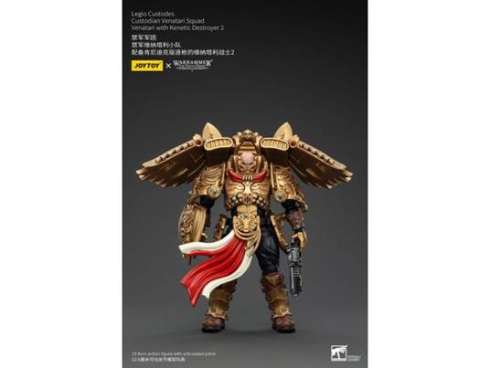 Warhammer The Horus Heresy Action Figura 1/18 Legio Custodes Custodian Venatari Squad Venatari Con Kenetic Destroyer 2 13 Cm
