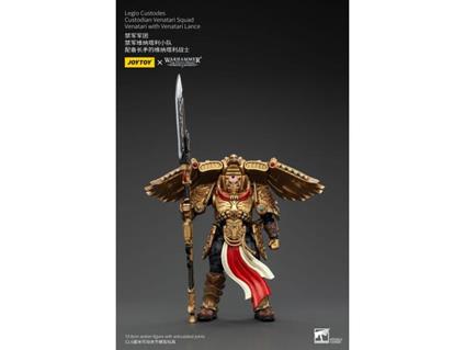Warhammer The Horus Heresy Action Figura 1/18 Legio Custodes Custodian Venatari Squad Venatari Con Venatari Lance 13 Cm Joy Toy