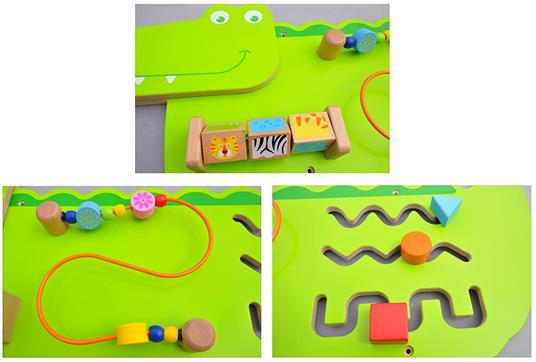 VIGA- Eitech GmbH Toys – Wall Toy, Colore Verde, 50469 - 2