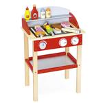 Barbecue In Legno Con Accessor