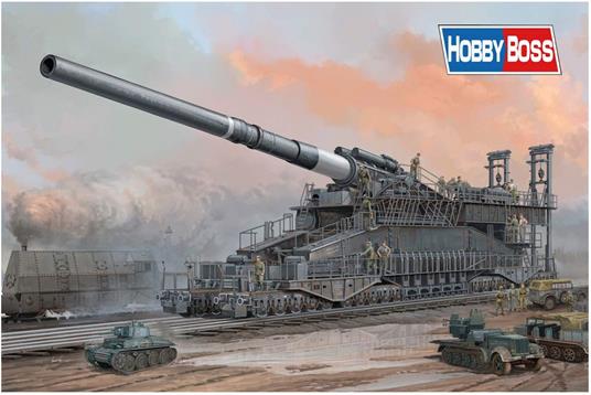 Hobby Boss - 1/72 German 80Cm K(E) Railway Gun Dora