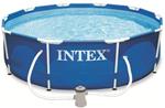 Intex 28202GN piscina fuori terra Piscina con bordi Piscina rotonda Blu, Bianco