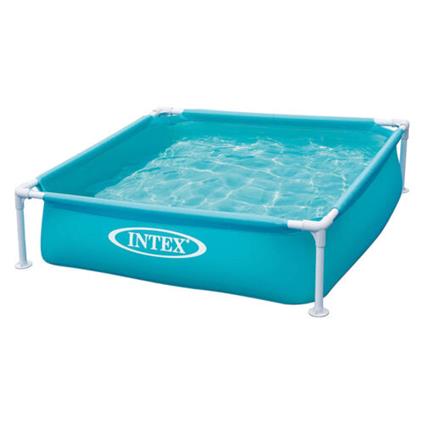 Piscina Mini Frame Verde 122 x 122 x 30 cm. Intex 57172