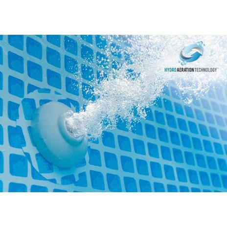 Intex Piscina Easy 457x107 Cm, Pompa Filtraggio, Scaletta Doppia, Telo Base, Copertura - 6