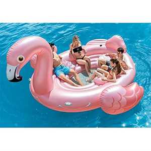 Giocattolo Maxi isola gonfiabile flamingo Intex