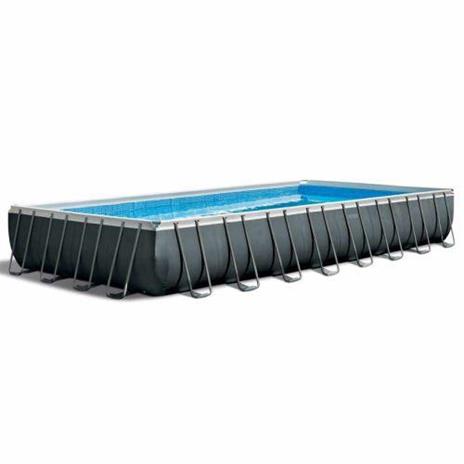 Piscina Ultra Xtr Frame Rettangolare 975x488x132 Cm, pompa Sabbia, Scaletta Doppia, Telo, Copertura - 2