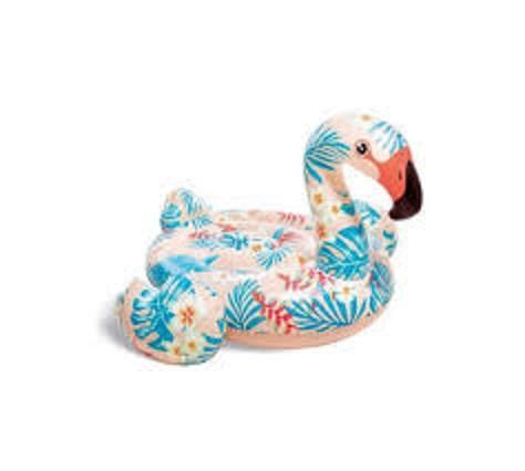 Intex Tropical Flamingo Ride-On Materasso singolo Multicolore Ragazzo/Ragazza