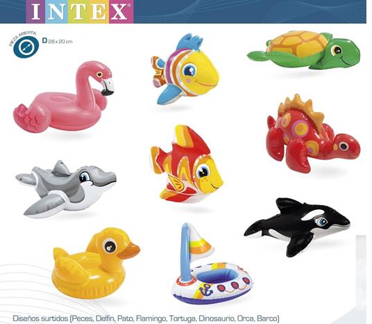 Animaletto Gonfiabile Puff 'N Play 58590 (Assortito)