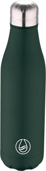 BERGNER Bottiglia Termica da 500 ml in Acciaio Inox Verde Walking Anywhere