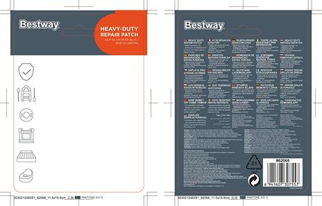 Kit ripara piscina Toppe Riparazione 62068 - 3