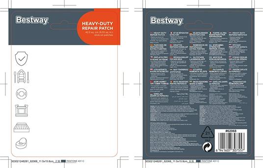 Kit ripara piscina Toppe Riparazione 62068 - 3