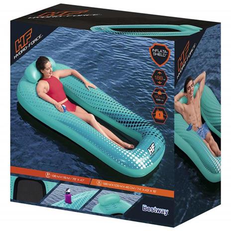 Bestway Materassino Gonfiabile Sol Venture Mesh Lounge Hydro-Force 43540 - 8