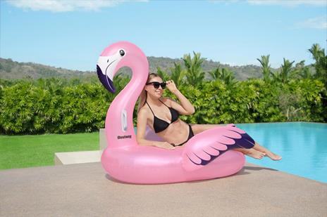 Cavalcabile fashion fenicottero luxury cm. 153×143 con maniglie - 8