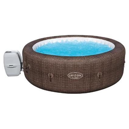 Piscina idromassaggio LAY Z SPA St.Moritz Gonfiabile 216 x 71 cm Marrone effetto rattan 60023 5