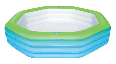 Bestway 54119 piscina fuori terra Piscina gonfiabile Piscina ottagonale 1030 L Blu, Verde